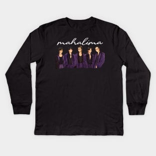 Mahalima - Dark Kids Long Sleeve T-Shirt